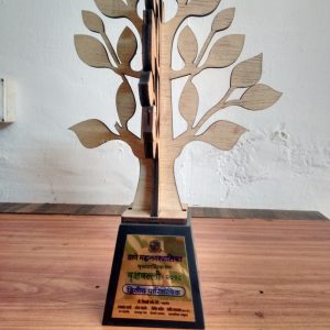 Vrukshvalli 2018 – 2nd prize trophy